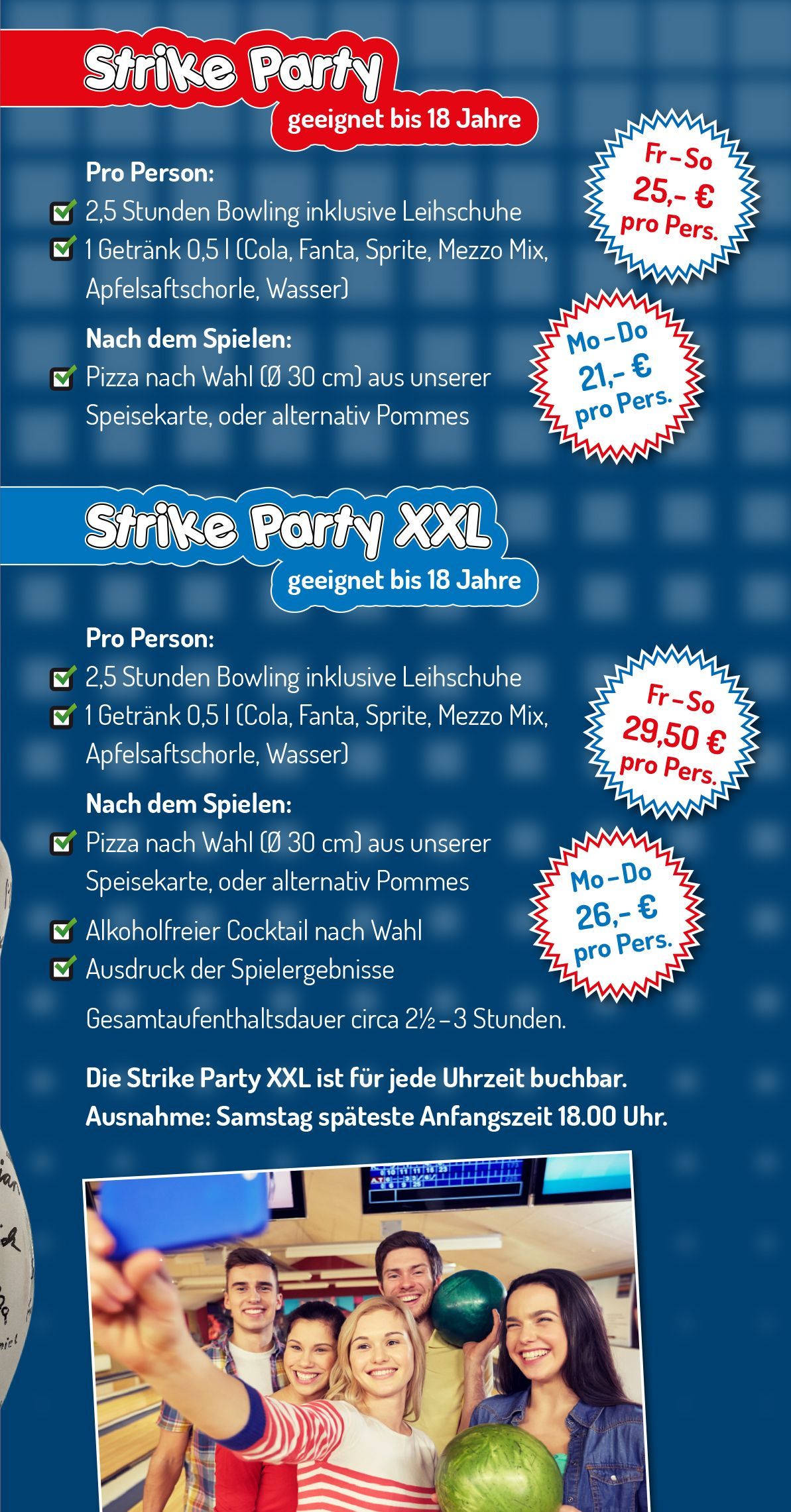 Strike Party im City Bowling Reutlingen