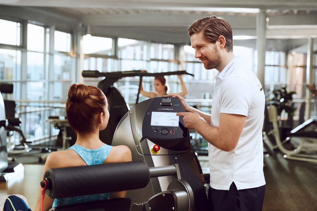 Milon elektronischer Zirkel im CAMPO SPORTS Fitnessstudio in Koblenz