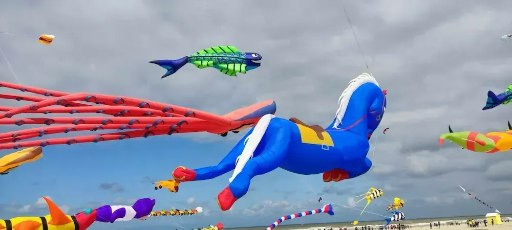 A seulement 3 km de l'événement Rencontres Internationales des Cerfs-Volants depuis le camping MinyPark de Berck sur Mer