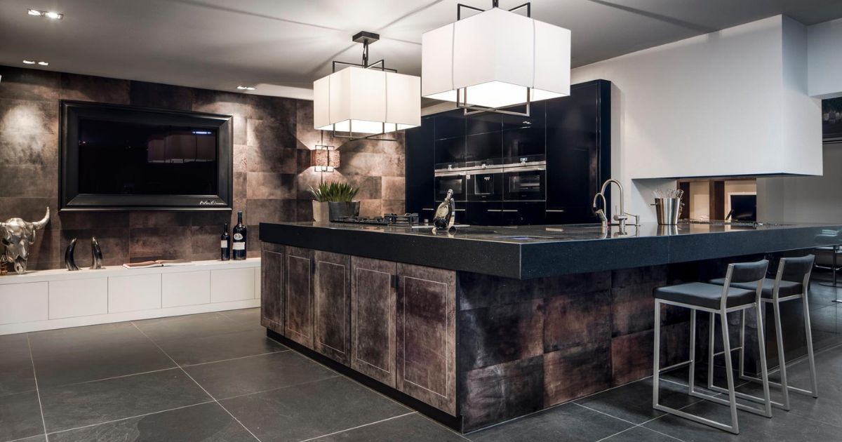 Lederfronten Küche Tundra Clay