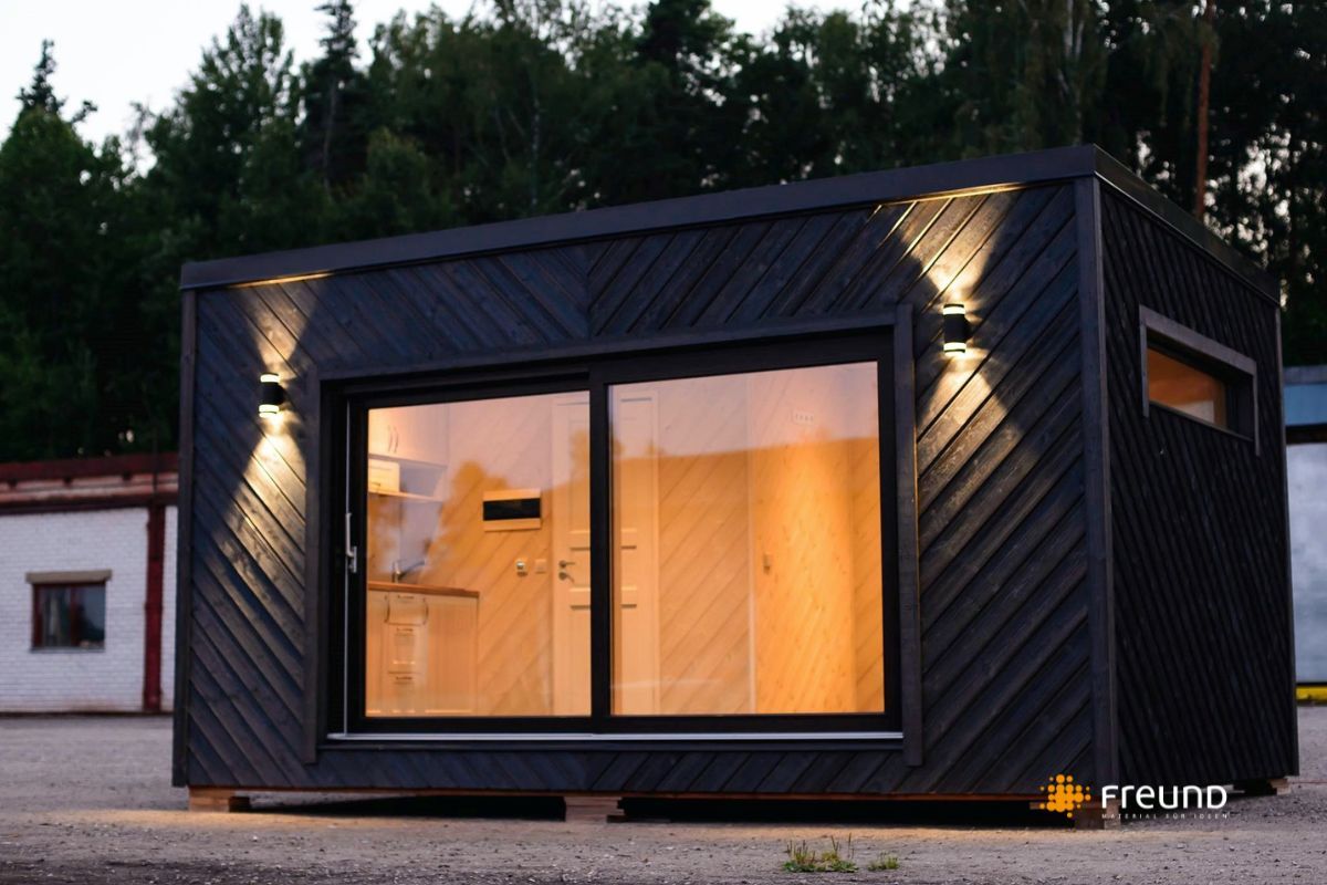 Yakisugi Holzwand Yakisugi - Verbranntes Holz - Altholz Wandverkleidung