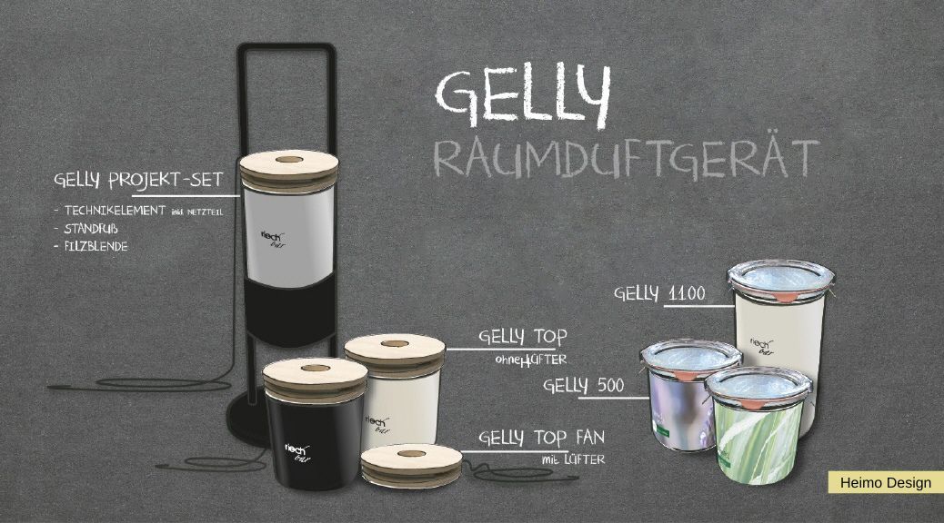 Traumduft Diffuser Naturöl Raumbeduftung Gelly Projekt Set