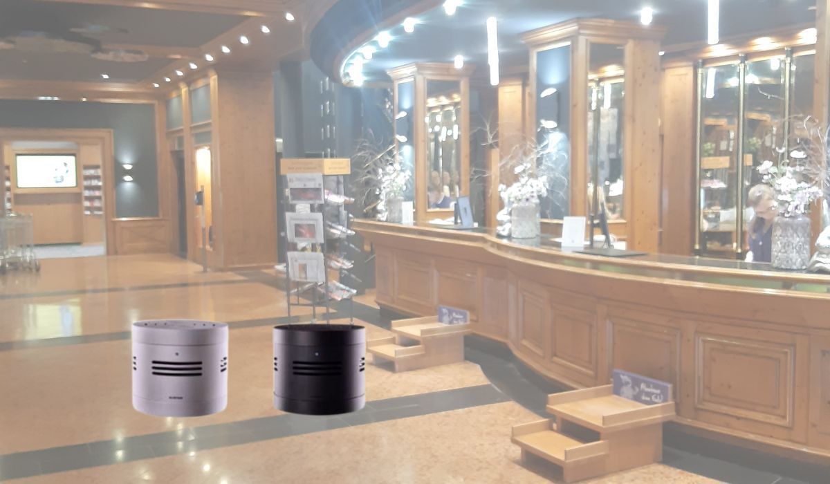 Raumduftgerät für Raumbeduftung mit Naturduft und ätherischen Ölen