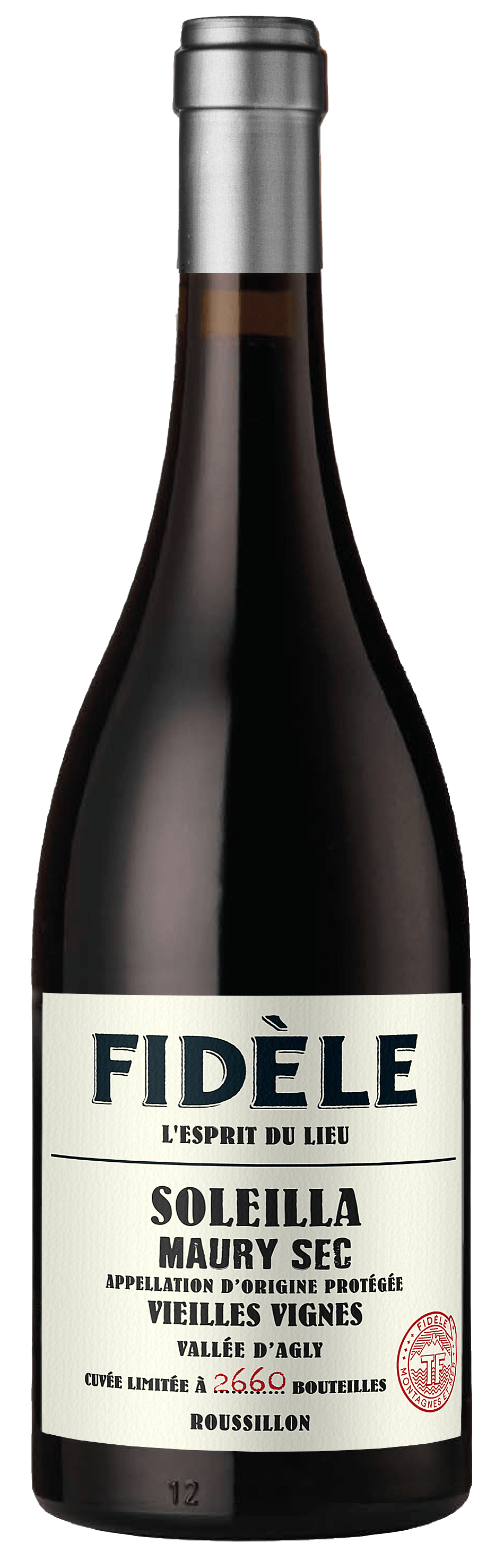 Terres Fidèle Soleilla Maury Sec AOP Bottle from Terres Fidèles