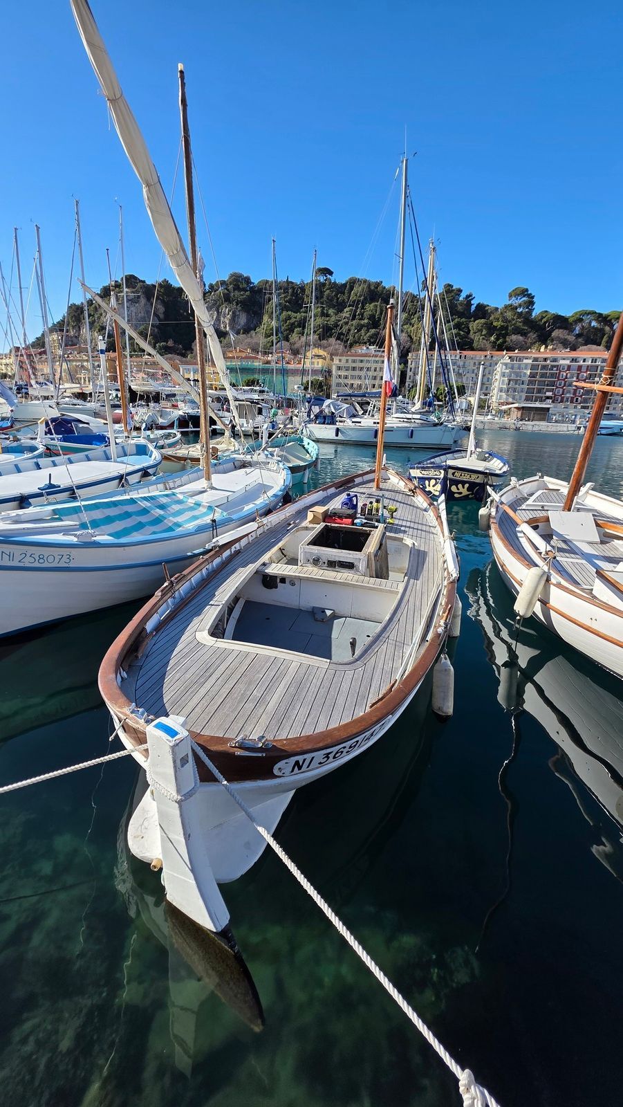 Mécanicien Bateau Pointue Patrimoine Niçois Port Lympia