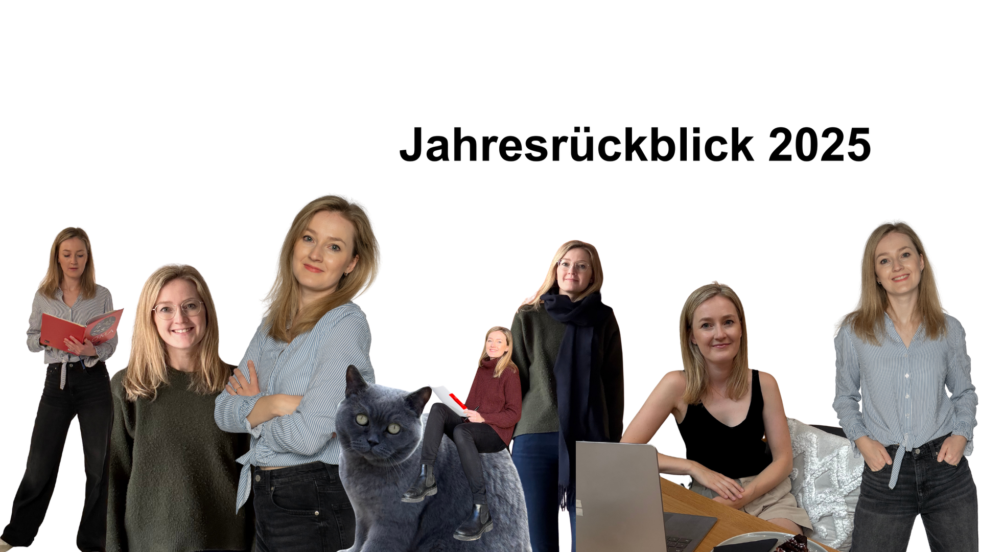 Beitragsbild Jahresrückblick: Silhouetten von Amelie aus 2025.