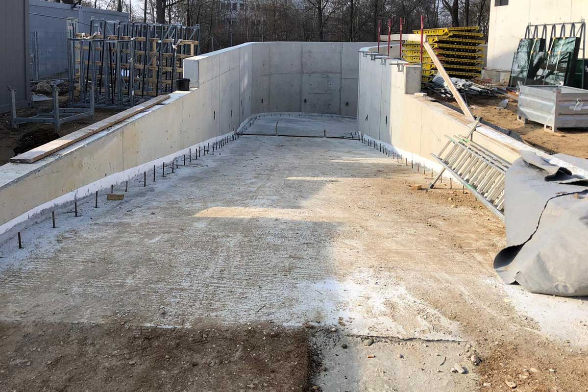 Abdichtung Tiefgarage inkl Rampe