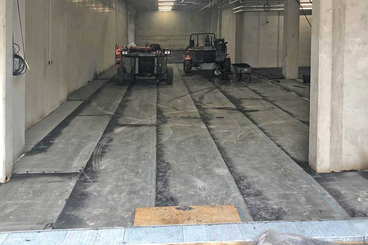 Abdichtung einerTiefgarage  Neubau