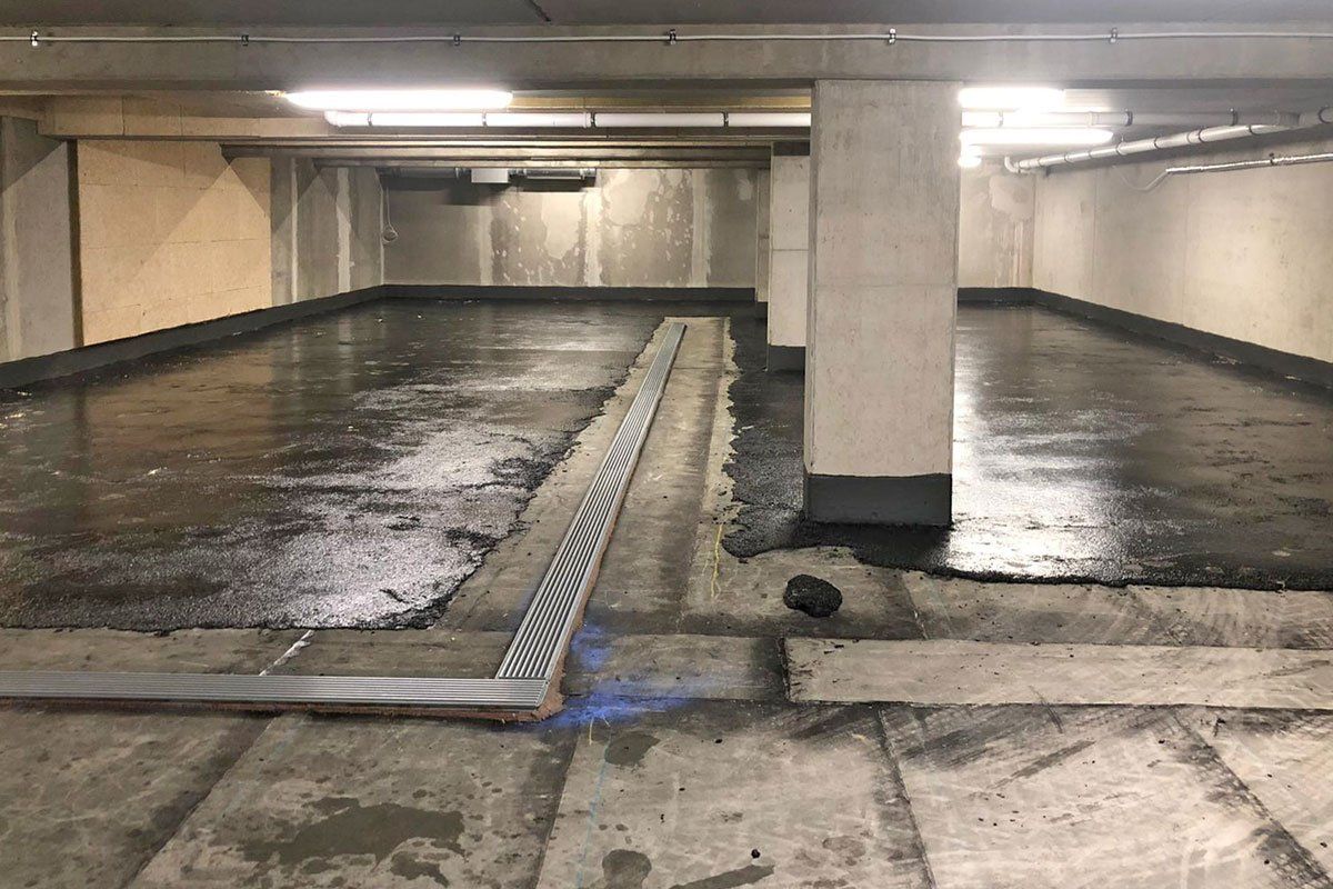 Neubau Abdichtung einer Tiefgarage inkl. Decke