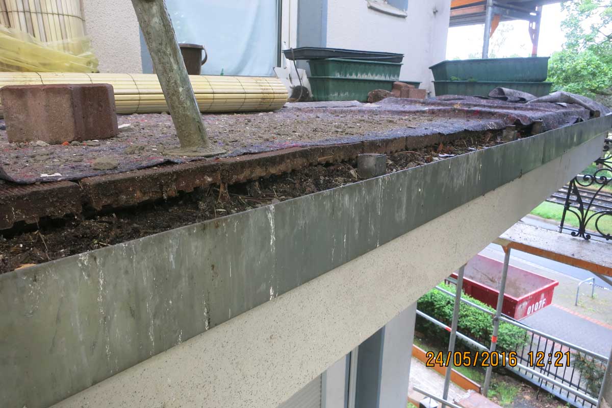 Sanierung von vier Balkonen