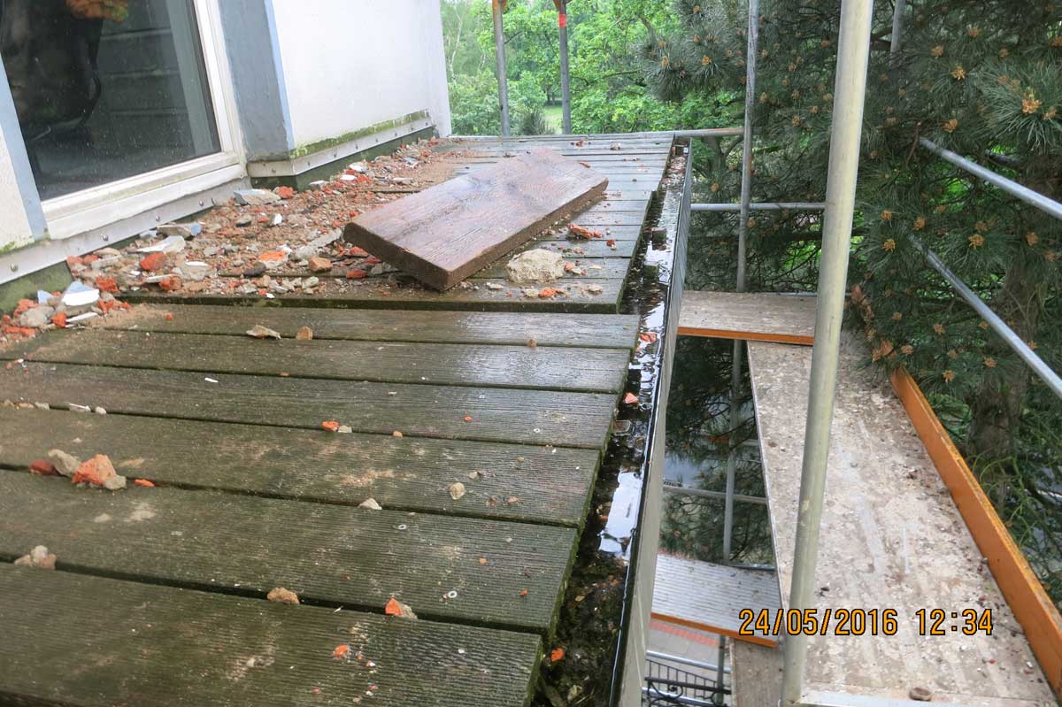 Sanierung von vier Balkonen