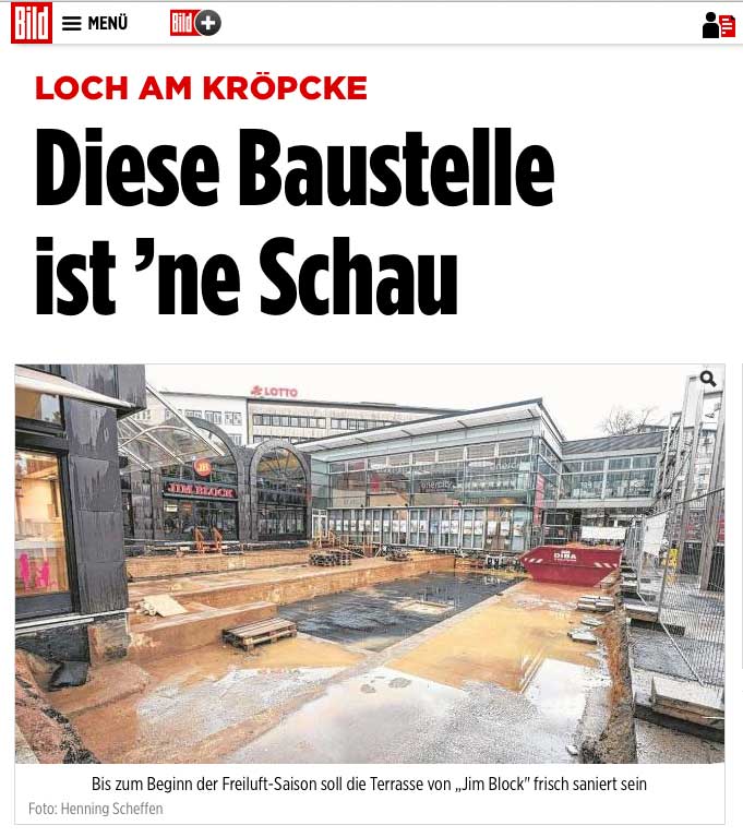 Bauwerksabdichtung am Kroepcke Hannover