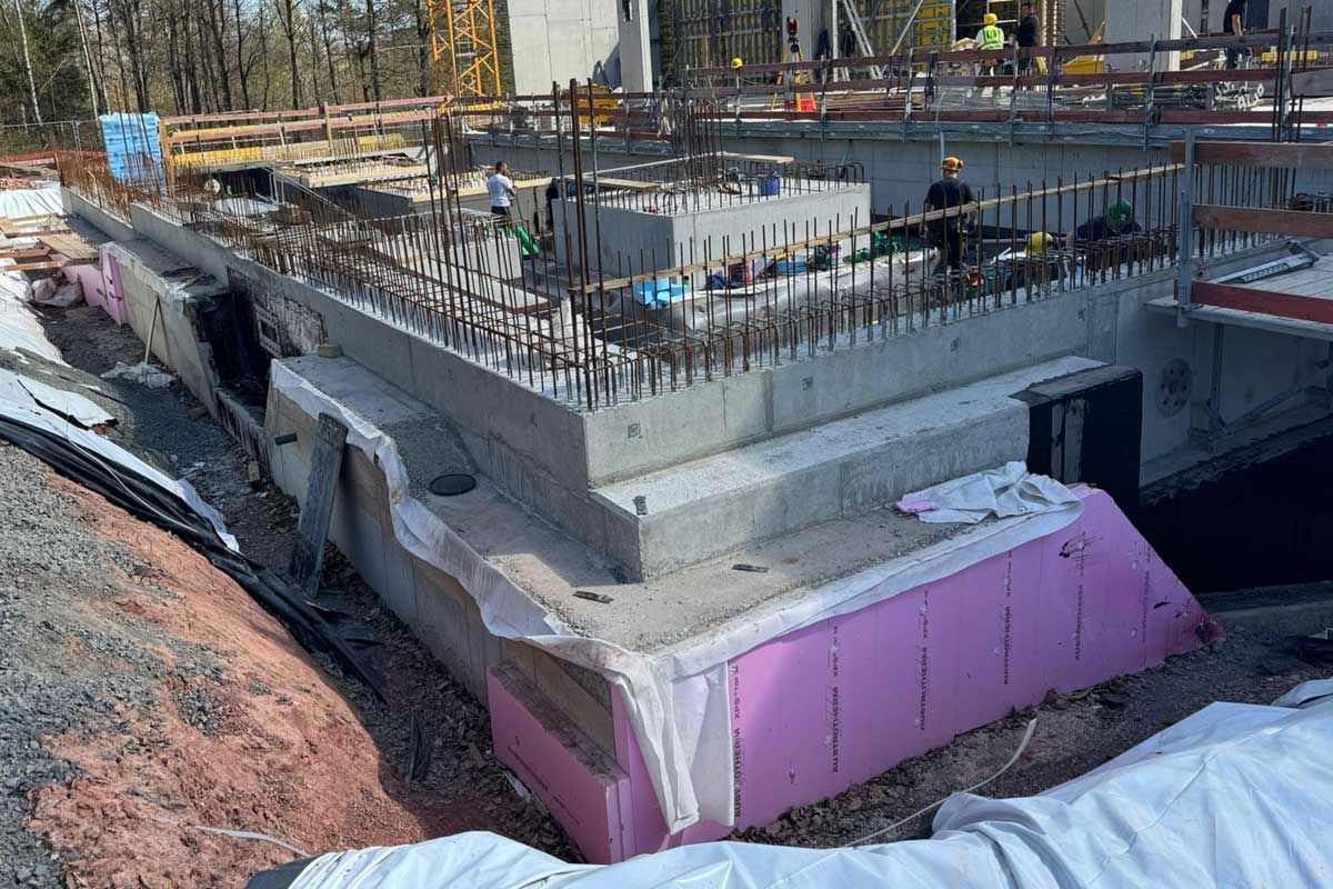 zur Abdichtung Hochsicherheitslabor der Uni Marburg. Abdichtung als Schwarze Wanne