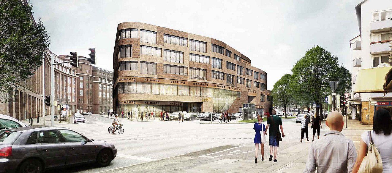 zum Projekt Belag und Abdichtung, Neubau Wohn- und Geschäftshaus, Hannover Vahrenwald Parkdecksanierung Abdichtung und Belag einer zweigeschossigen Tiefgarage