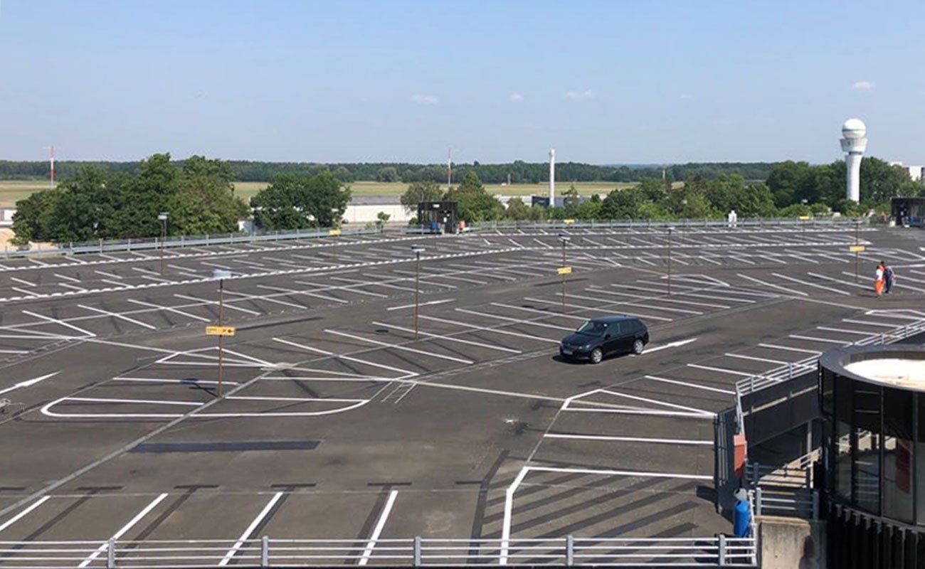 Fahrbahnmarkierung Parkflaechen Referenzen Fahrbahnmarkierung Parkflaechen