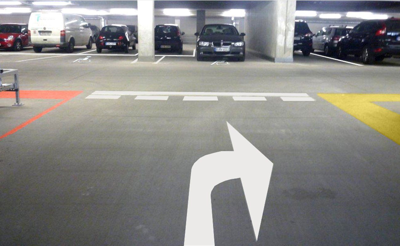 Fahrbahnmarkierung-Parkhaeuser Referenzen Fahrbahnmarkierung Parkhaeuser
