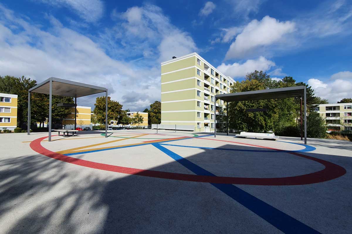 zum Quartierplatz Quartieplatz Froebelweg Goettingen
