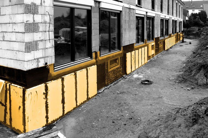 Kellerabdichtung gegen drueckendes Wasser