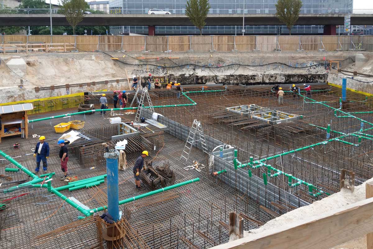 zum IC Hotel Hannover, Abdichtung gegen drückendes Wasser, Schwarze Wanne IC Hotel Hannover, Abdichtung gegen drückendes Wasser, Schwarze Wanne