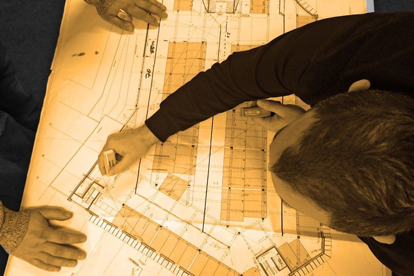 Pauplanung und Projektleitung