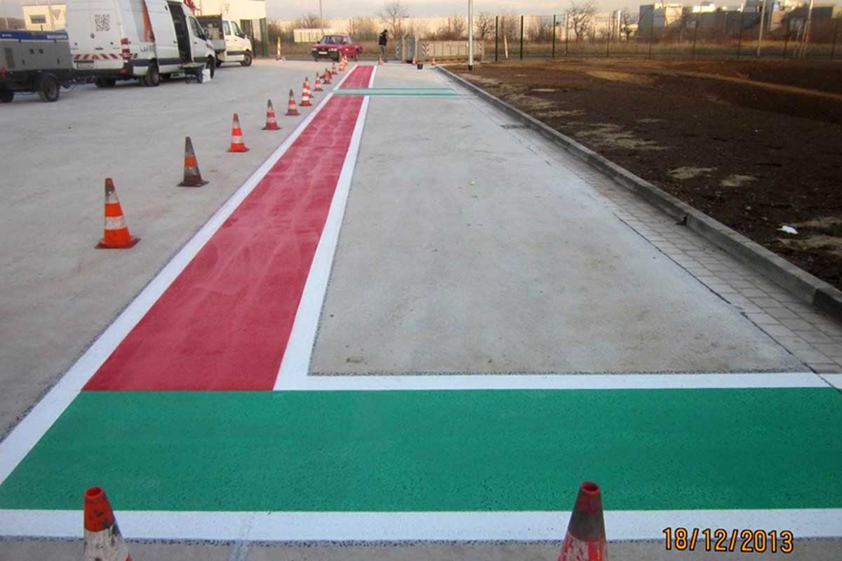 Markierung Werksgelände