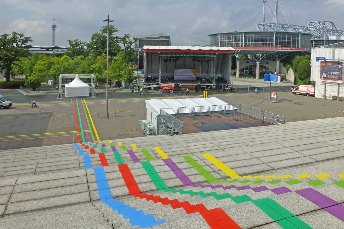 Markierung Ideen Expo Hannover