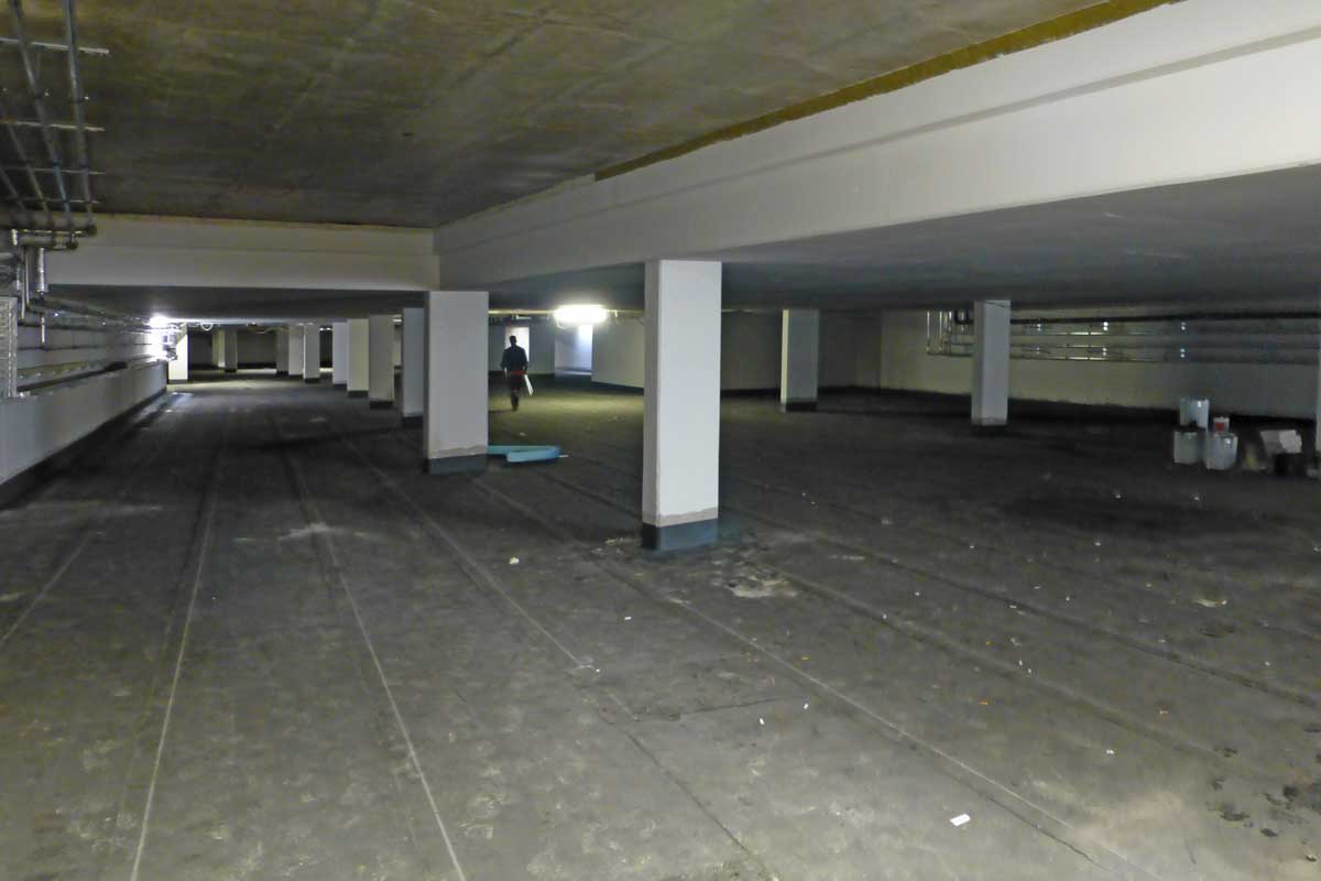 Neubau Parkdeckabdichtung inkl Rampe