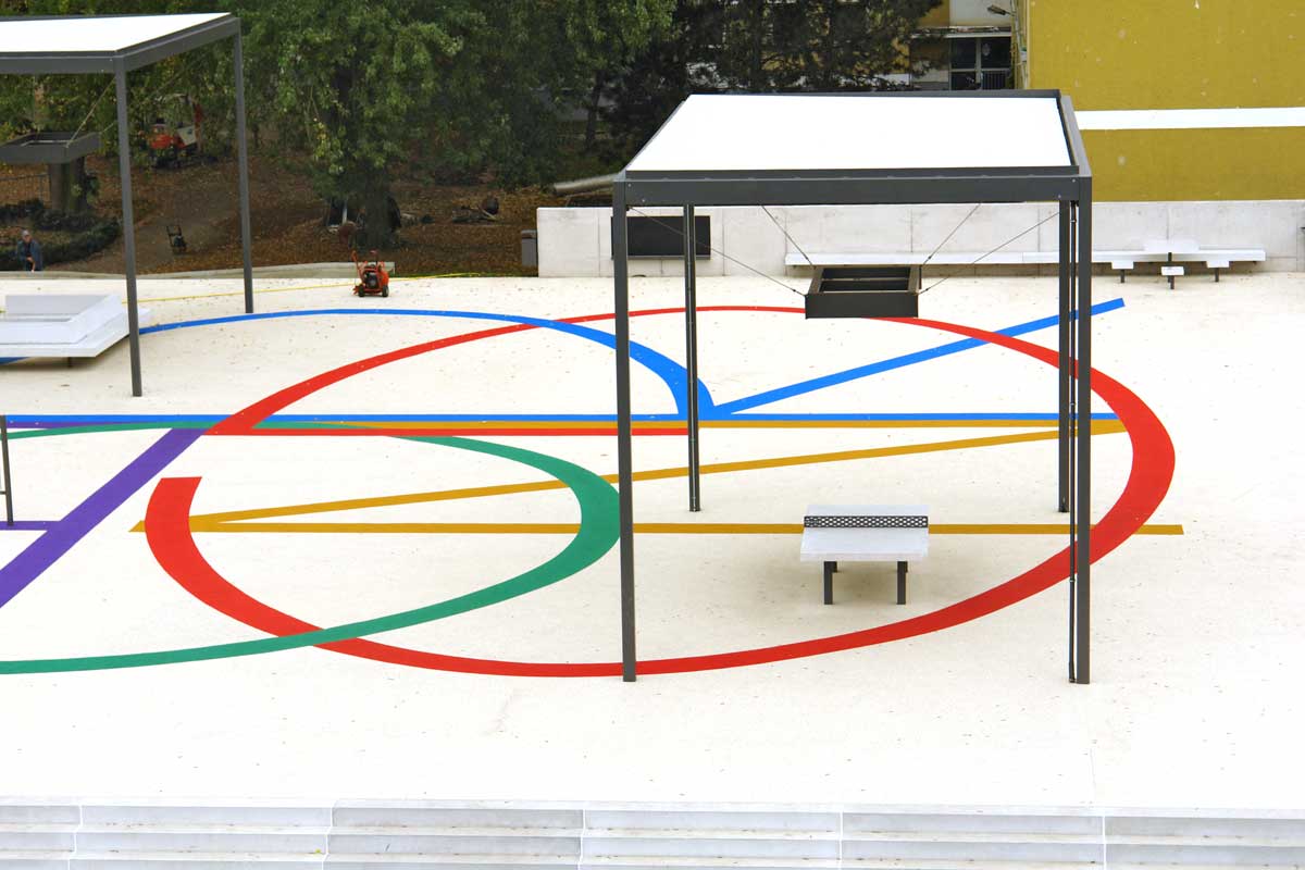 Umgestaltung des Parkdecks zum Quartierplatz fertiggestellt