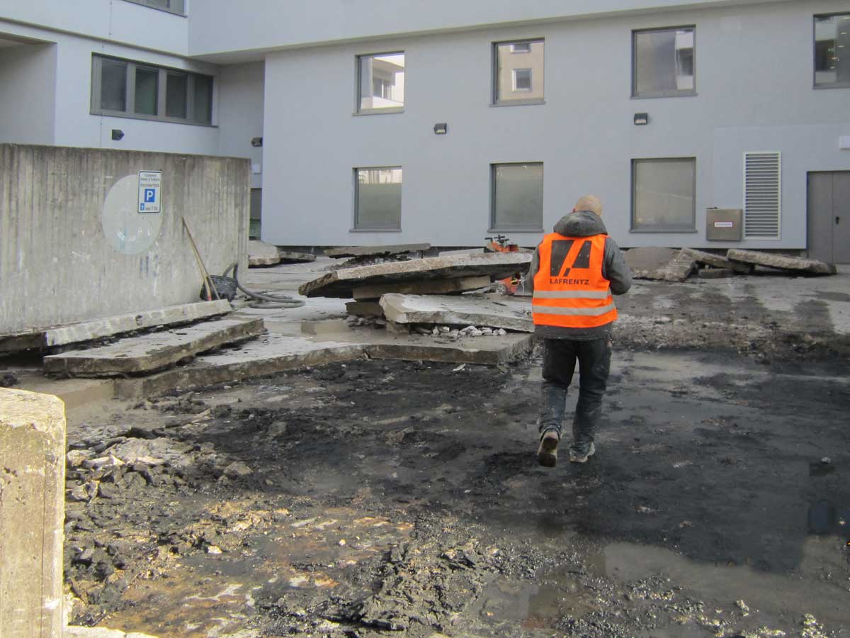 Parkdecksanierung inkl. Parkflächenmarkierung