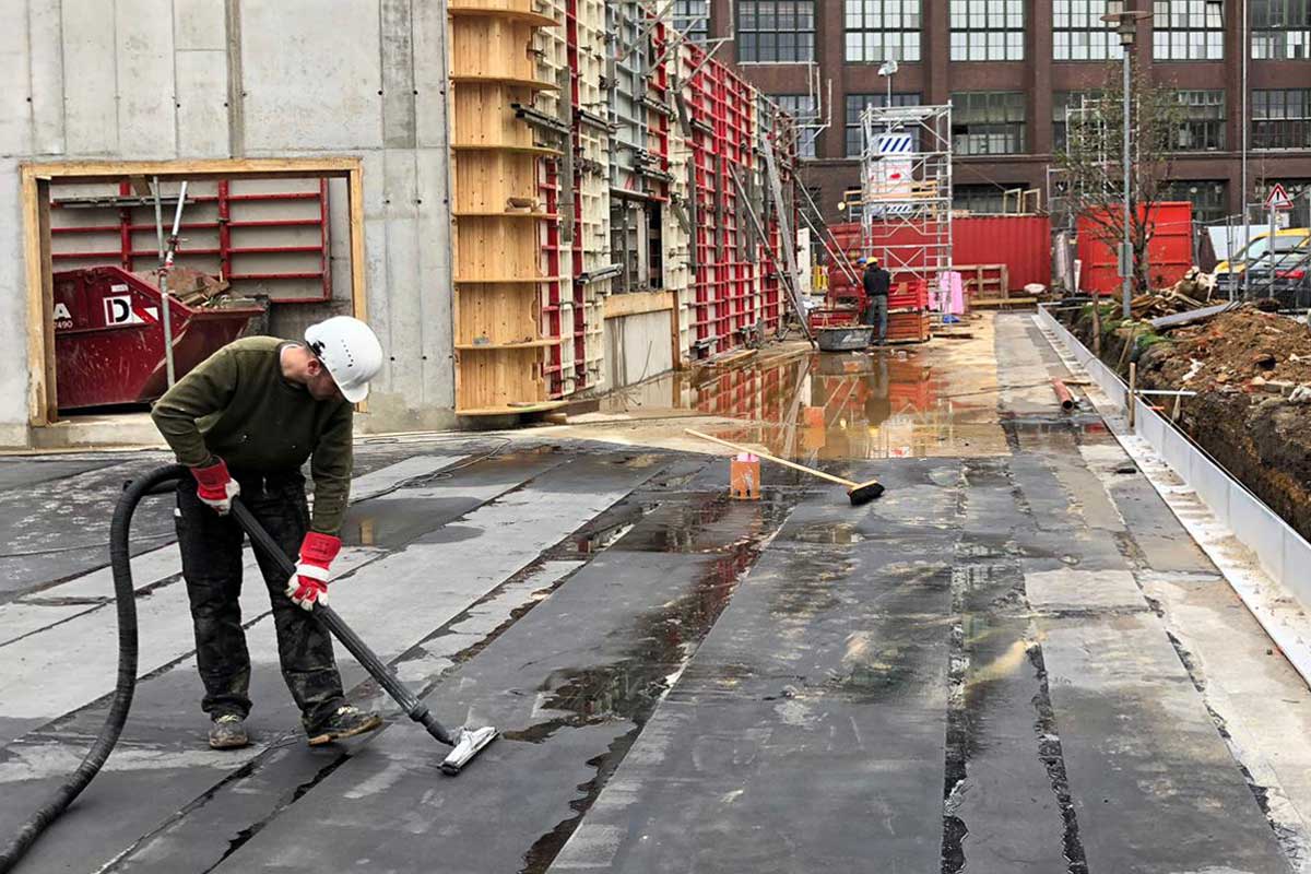 Parkdeckabdichtung, Rampen, Markierung