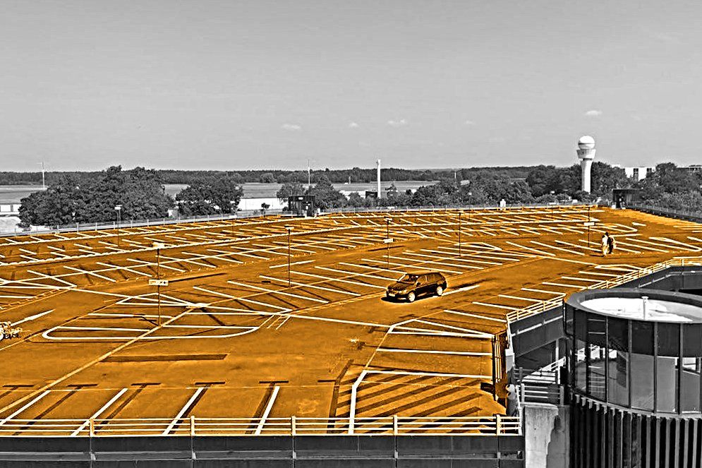 Parkflächenmarkierung