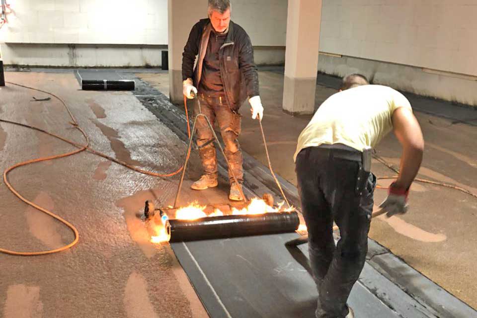 Parkdeckbelagsarbeiten, LOOK 21 Stuttgart