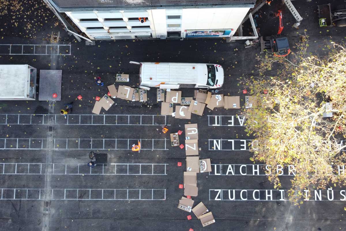 Markierung Fahrbahn, Parkflächen, Radwege,Sonderflächen,Industrie