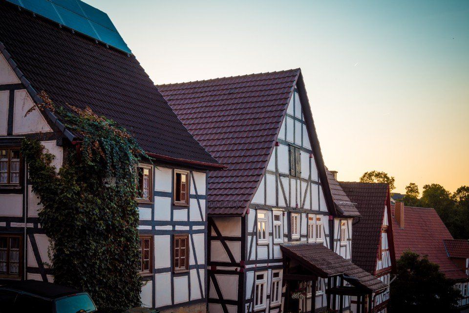 Altes deutsches Fachwerkhaus