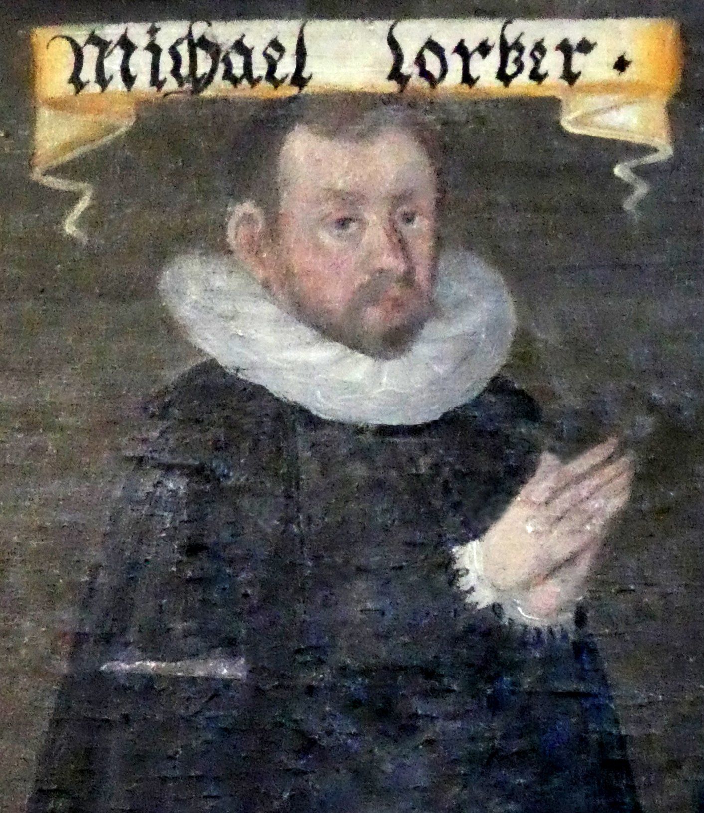 Portrait von Michael Lorber auf dem Seitenaltar in der Kirche von Walsdorf, ca. 1601