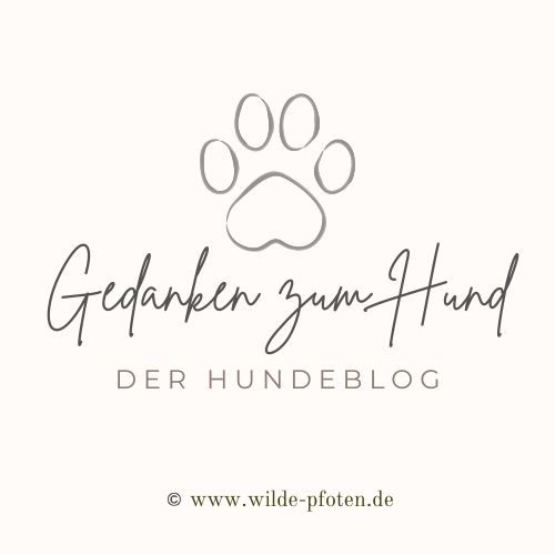 Gedanken zum Hund. Der Hundeblog. Hundepfote Logo