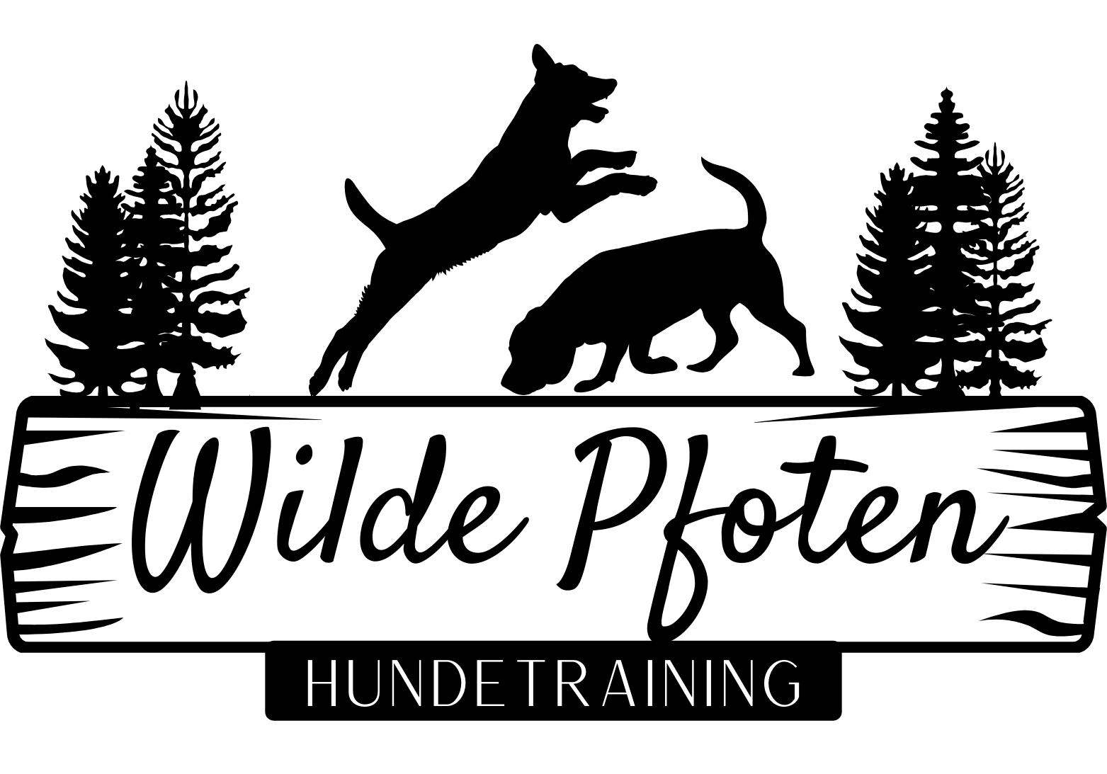 Logo Wilde Pfoten Hundeerziehung und Verhaltensberatung Celine Rauland