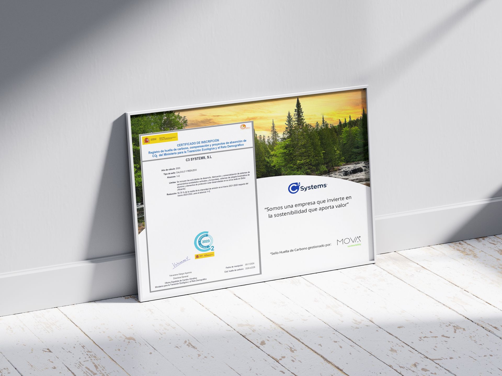 C3 SYSTEM Recibe ek sello Huella de Carbono