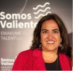 Ana Belén Albero Díaz en el evento Somos Valientas Ana Belén Albero Díaz en el evento Somos Valientas
