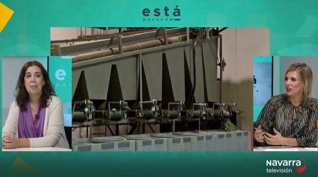 Foto: Cecilia Wolluschek presentando el Proyecto Gera – Tecnologías de Gestión para la energía renovable almacenada – en la Jornada de I+D del Gobierno de Navarra 2021 (Tiempo 43:20 y 53:55 - https://www.youtube.com/watch?v=bXdYpFavIK0) Foto: Cecilia Wolluschek presentando el Proyecto Gera – Tecnologías de Gestión para la energía renovable almacenada – en la Jornada de I+D del Gobierno de Navarra 2021 (Tiempo 43:20 y 53:55 - https://www.youtube.com/watch?v=bXdYpFavIK0)