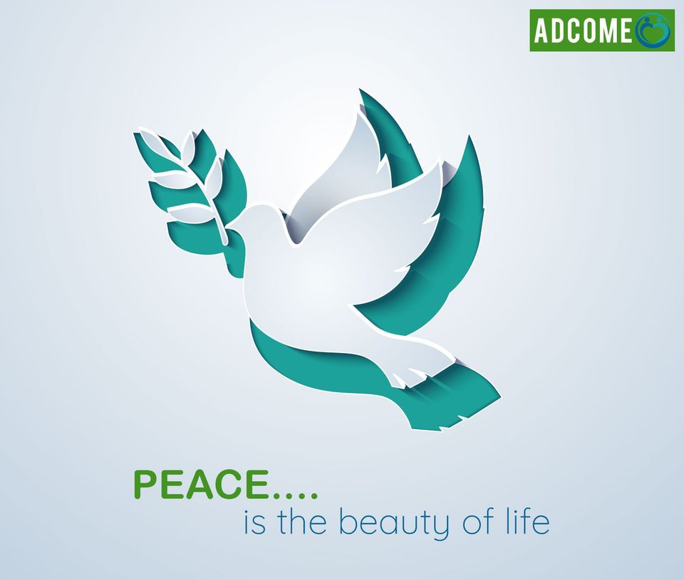 There is peace even in the storm..Let us all raise the banner of peace
