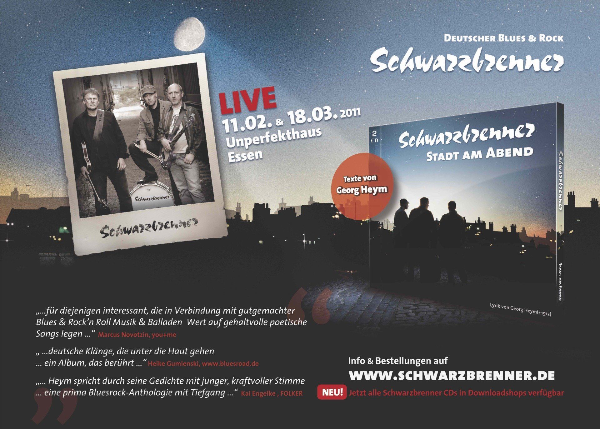 Schwarzbrenner Stadt am Abend Schwarzbrenner Stadt am Abend