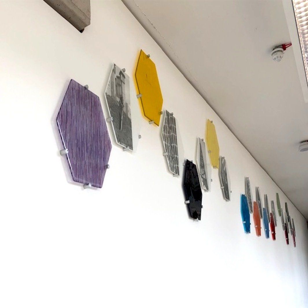 Art installation for corporate buildings