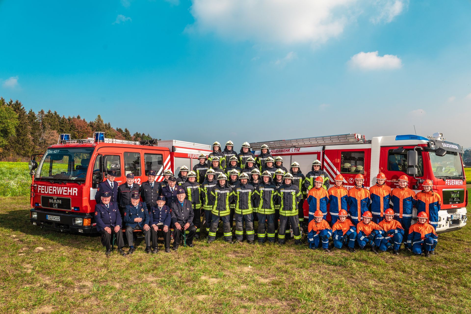 Mannschaftsbild im Jubiläumsjahr