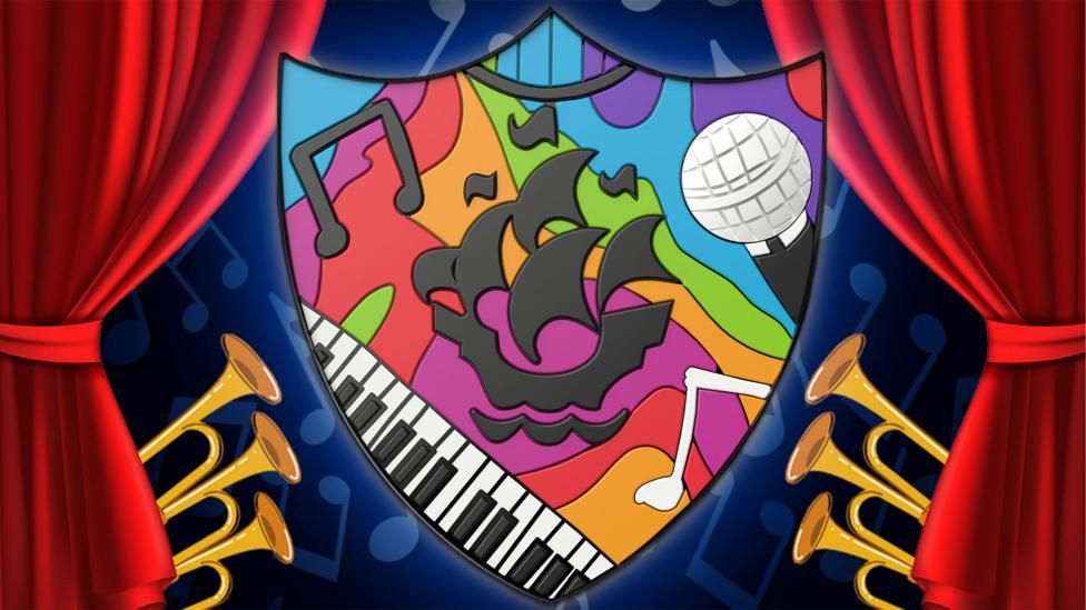 Music Blue Peter Badge by Ed Sheeran