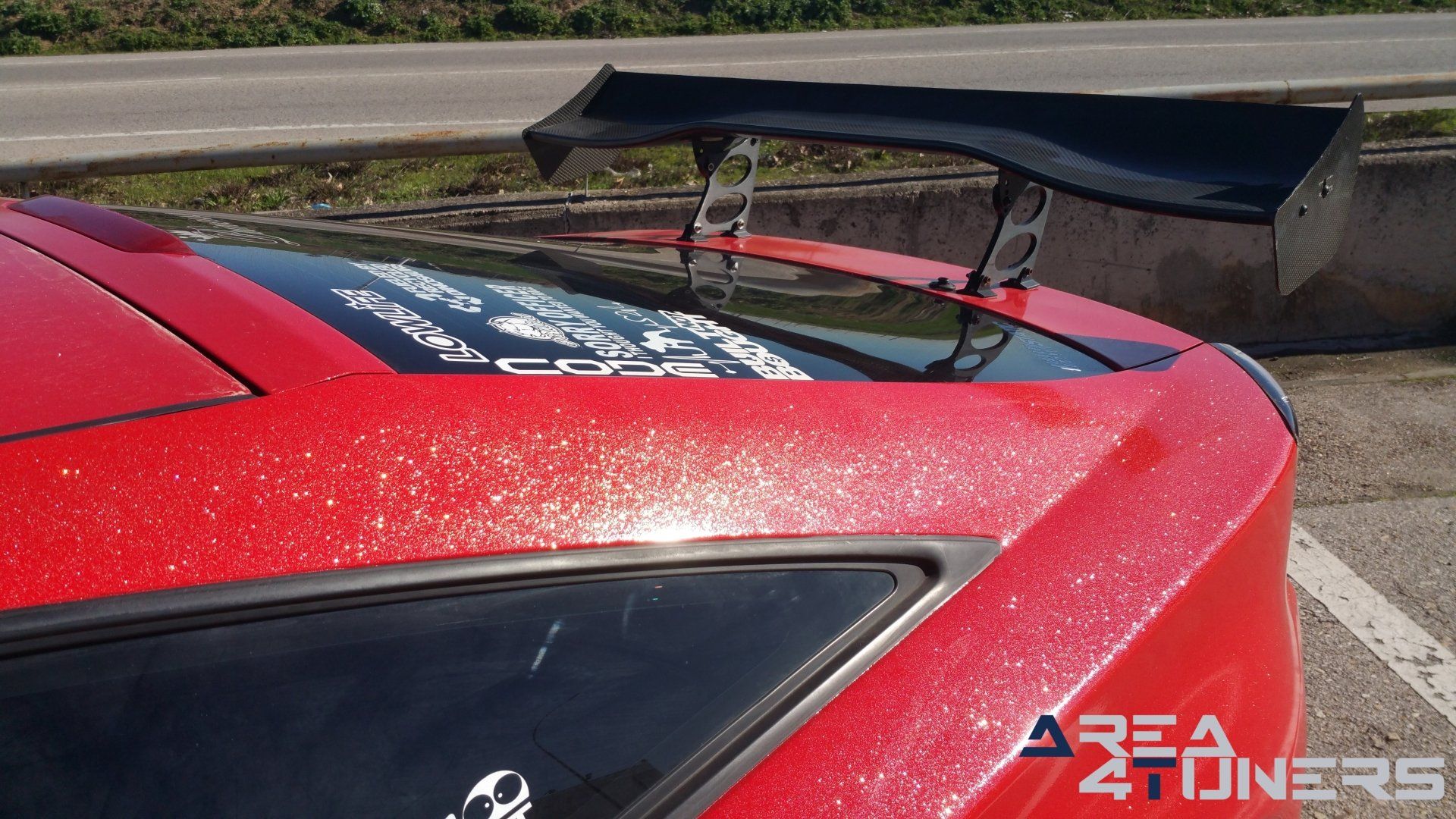 Imagen reportaje coche Tuning Toyota Celica Hemoglobine Imagen perteneciente al reportaje fotográfico de la revista Tuning de publicación diaria Area4tuners.es sobre un Toyota Celica