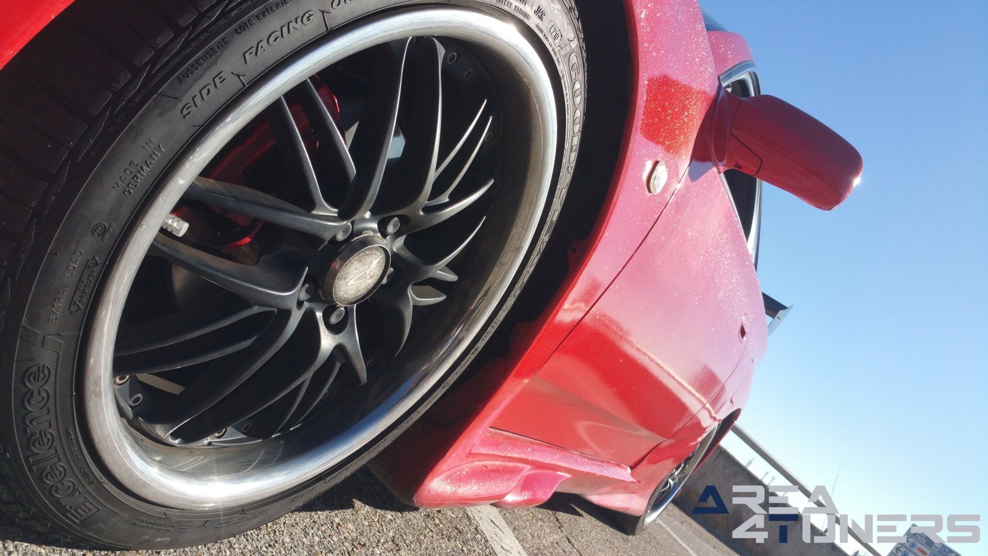 Imagen reportaje coche Tuning Toyota Celica Hemoglobine Imagen perteneciente al reportaje fotográfico de la revista Tuning de publicación diaria Area4tuners.es sobre un Toyota Celica