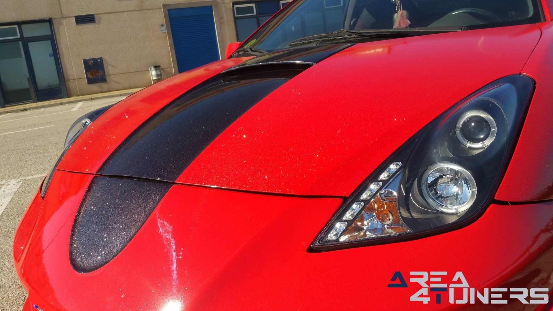 Imagen reportaje coche Tuning Toyota Celica Hemoglobine Imagen perteneciente al reportaje fotográfico de la revista Tuning de publicación diaria Area4tuners.es sobre un Toyota Celica