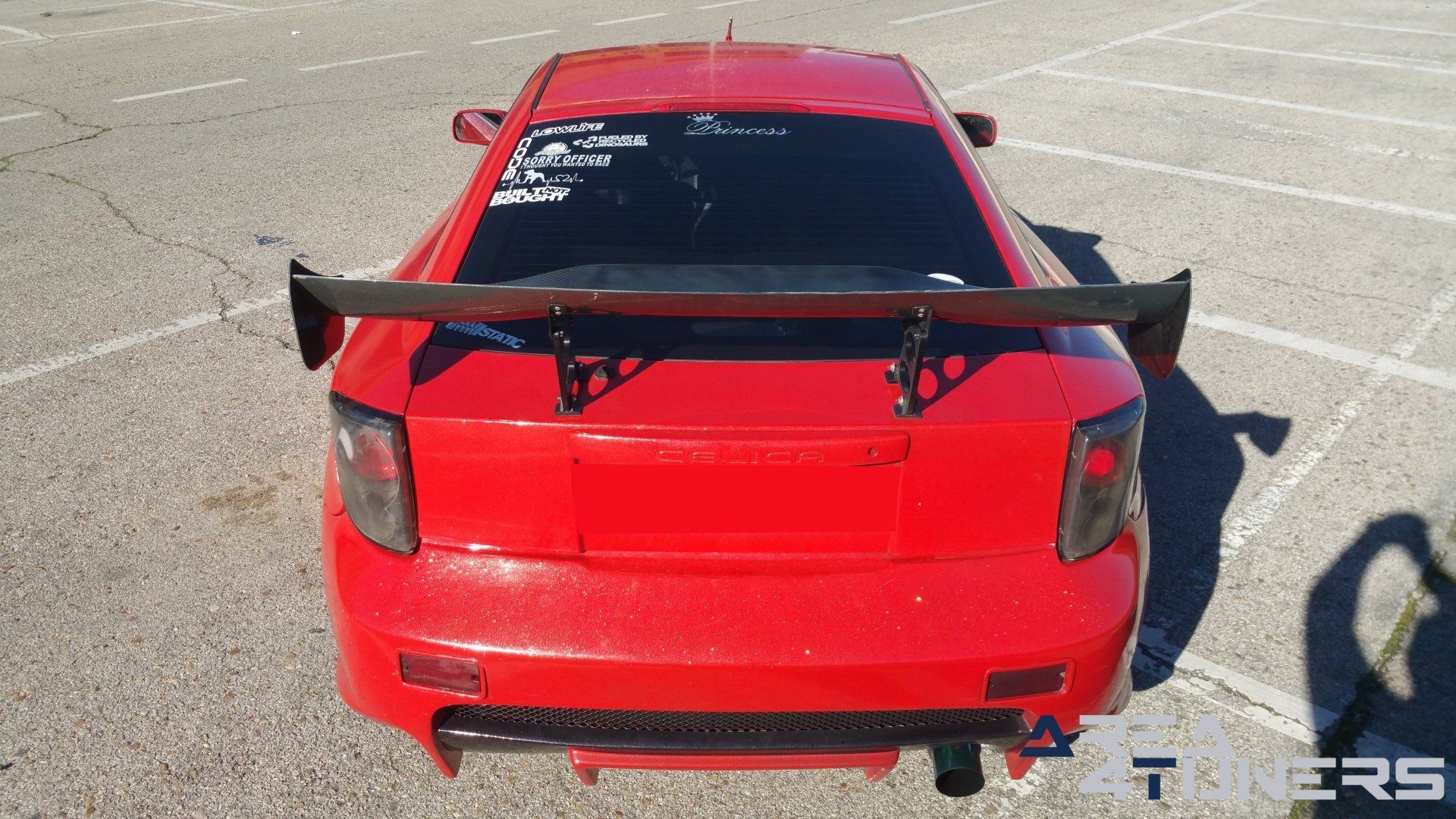 Imagen reportaje coche Tuning Toyota Celica Hemoglobine Imagen perteneciente al reportaje fotográfico de la revista Tuning de publicación diaria Area4tuners.es sobre un Toyota Celica