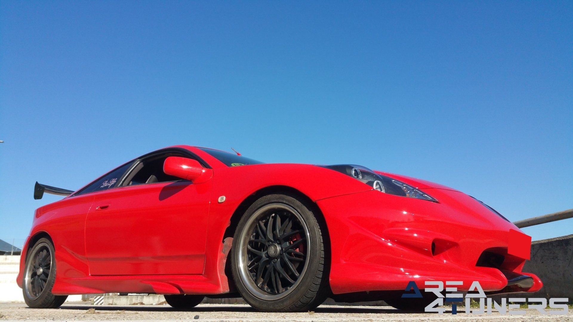 Imagen reportaje coche Tuning Toyota Celica Hemoglobine Imagen perteneciente al reportaje fotográfico de la revista Tuning de publicación diaria Area4tuners.es sobre un Toyota Celica